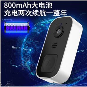 Wifi IP Video Chuông cửa không dây tầm nhìn ban đêm cửa điện thoại máy ảnh hai chiều liên lạc âm thanh trực quan giám sát an ninh nhà M6 chuông cửa - Product Image 4