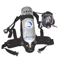 SCBA de 6,8 l avec appareil respiratoire cylindrique en fibre de carbone avec certificat CCS