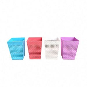 Porte-stylo de bureau portable en ABS moderne, personnalisé avec votre marque, design évidé créatif, gravé au laser, pour étudiants et bureau - Product Image 3