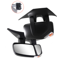 Rétroviseur de remorquage XMAXVISION de haute qualité, neuf, pour Nissan NV400 2010-2023, côté droit, bras court, grand verre, chauffant, clignotant intégré, petit modèle