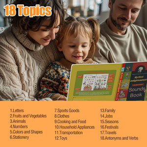 หนังสือเสียง<span class=keywords><strong>ภาษา</strong></span>อังกฤษเพื่อการศึกษาสำหรับเด็กอายุ 1-6 ปี พร้อมคำศัพท์มากกว่า 500 คำ 18 หัวข้อ และจุดโต้ตอบ - Product Image 5