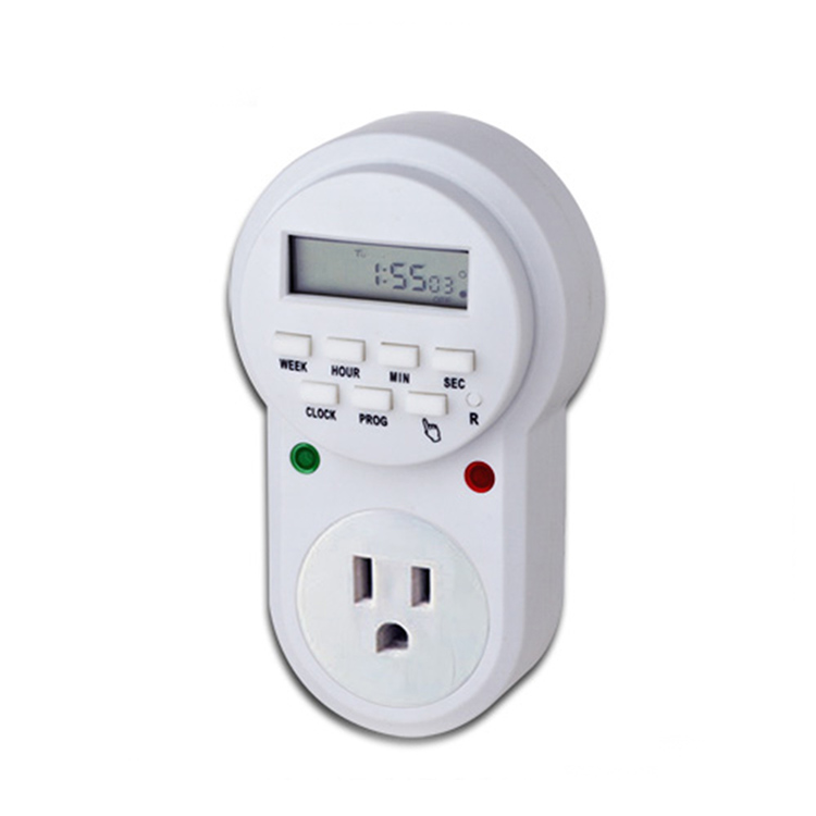 Еженедельный цифровой таймер с ЖК-дисплеем, сделано в Китае-цифровой таймер с европейской вилкой IP20