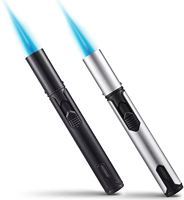 KY 2024 nouveau stylo Spay pistolet Jet flamme Tourbo coupe-vent cigare tuyau bougie BBQ Vintage métal torche briquet