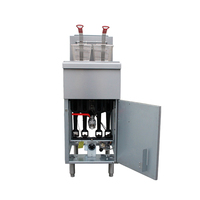 Friteuse commerciale à beignets Friteuse en acier inoxydable à gaz industriel