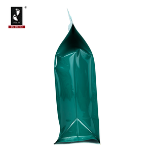 Tùy chỉnh in Mylar đáy phẳng túi Cà phê cấp thực phẩm dây kéo vật nuôi có thể khóa lại đứng lên túi để đóng gói túi nhựa - Product Image 4