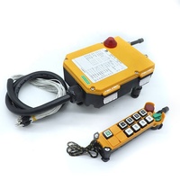 Radiocommande de grue sans fil Telecrane F24-8D à 8 boutons, double vitesse, portée 100 m, construction en plastique