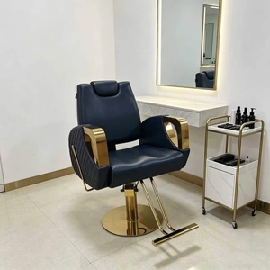 DM เบาะนั่งสำหรับช่างตัดผมเก้าอี้ปรับนอนได้แบบไฮดรอลิกทนทาน - Product Image 1