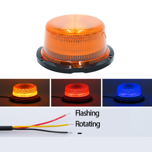 Baliza Led Recargable, Compacta Y Discreta Color Ámbar