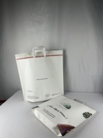 Sacs postaux biodégradables en papier avec logo personnalisé imprimé artisanal T-shirts pour vêtements Emballage en enveloppe kraft brune avec poignée