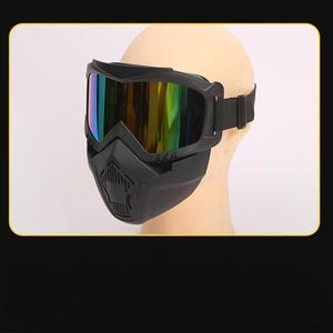 Gafas de Motocross para Exteriores, Anti-UV, Resistentes al Viento, Deportivas, con Máscara Facial Extraíble - Product Image 1