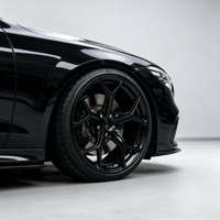Jantes en alliage personnalisées au design concave 19 20 21 22 pouces 5x112 noires pour voitures particulières Audi Mercedes SUV