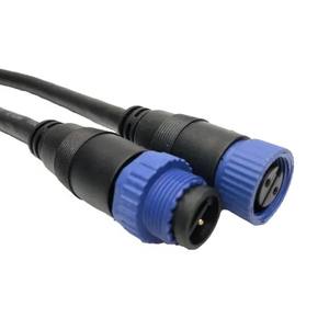 Adaptador Circular Industrial Impermeable Bi-Win M15, Adaptador Recto Tipo Moldeado, Negro para Automoción - Product Image 1