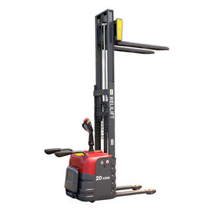 Industriële Kwaliteit 2 Ton Elektrische Walkiestacker 3M Auto Remsysteem Lithium-Ion Batterij Tweetraps Mast Elektrische Vorkheftrucks - Product Image 3