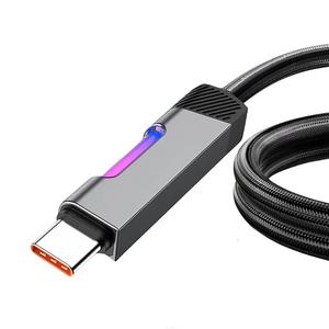 1m in Nylon USB 3.0 cavo dati di ricarica rapida tipo-C per <span class=keywords><strong>Apple</strong></span> per Huawei con luci colorate 3A di ricarica - Product Image 3
