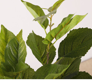 Nouveauté : Branches de feuillage artificiel d'hortensia vert de 28,5 pouces <span class=keywords><strong>pour</strong></span> décorations de mariage <span class=keywords><strong>et</strong></span> arrangements floraux <span class=keywords><strong>à</strong></span> la maison - Product Image 2