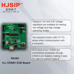 HJSIP modul Bluetooth HJ-131IMH_EVB BLE5.1 termasuk UART port transmisi transparan IOT DA14531 modul BLE antena bawaan