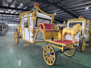 Nuevo Estilo HengYiSheng Henan Yiyang Carruaje de Calabazas Eléctrico para Bodas y Turismo, Estilo Cenicienta, para 4-6 Personas, Colores Personalizables - Product Image 1