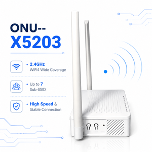 โมเด็มไร้สายภายในอาคาร 2 เสาอากาศ XPON G/EPON wifi X5203 ONU พร้อมพอร์ต Gigabit 2 พอร์ต VoIP - Product Image 4
