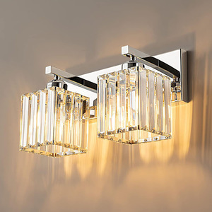 Faro de espejo LED de estilo Industrial, pared de cristal de lujo Simple para sala de estar, baño de granja, hierro E26 para Amazon transfronterizo - Product Image 2