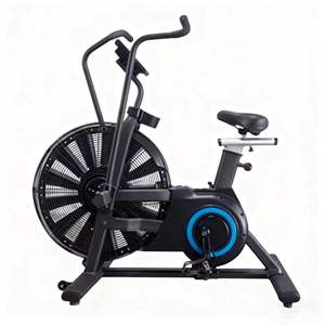 Vélo d'exercice stationnaire robuste avec cadre en acier massif et revêtement en poudre - Product Image 1
