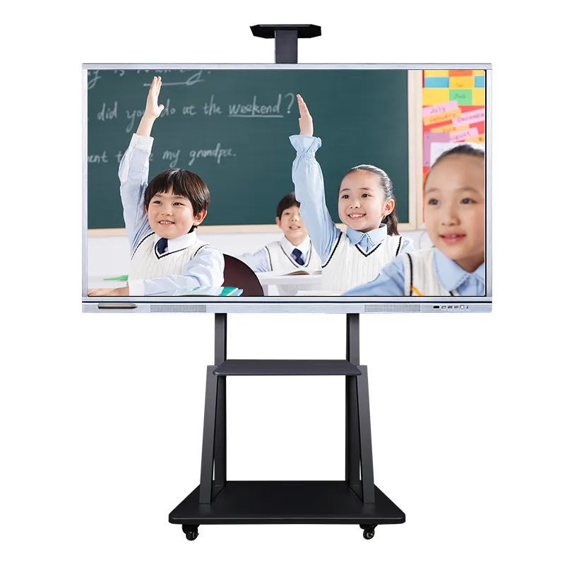 weier 55-100 inch finger multi touch screen smart lcd display Interactive whiteboard for classroom/meeting