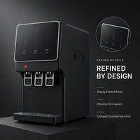 Distributeur d'eau de bureau avec robinets chauds, normaux et froids et verrou de sécurité pour usage familial, hôtelier et professionnel