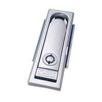 Serrure à bouton-poussoir étanche en alliage de zinc MS713 pour armoire, boîte de distribution, avec 2 clés - Vente directe usine