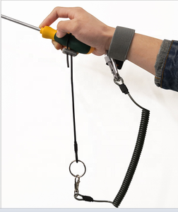 <span class=keywords><strong>Bobine</strong></span> en plastique d'outil de câble de ressort rétractable de lanière d'acier inoxydable de sécurité pour la construction - Product Image 2