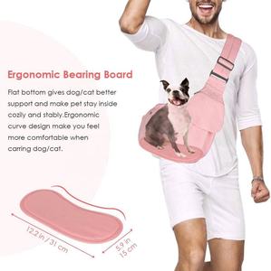 Sac à main personnalisé pour chien avec ouverture en maille et cordon de serrage à fond dur avec poches zippées pour chiot chat sac à bandoulière pour chien - Product Image 2