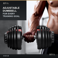 Équipement de fitness pour la maison en acier, ensemble d'haltères réglables 50kg 40kg 30kg 24kg 10kg 90lbs, vente en gros