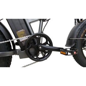 Vélo électrique pliable tout-terrain à pneus larges avec moteur arrière sans balais 250W-500W, cadre en aluminium JUNFU FB19, batterie au lithium 48V 18Ah - Product Image 3