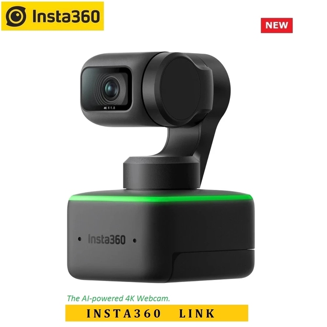 Insta360 Link 4K Webcam 4K AI Tracking Gesture Control 1/2" Sensor HDR Insta360 Original