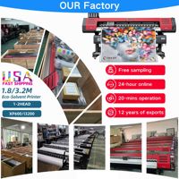 Impresora de Gran Formato Más Vendida de 3.2m, 2.5m, 1.8m para Pancartas, Vinilos, Materiales de Visión Unidireccional para Exteriores, Impresora Eco Solvente