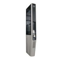 Pantalla LCD Publicitaria Impermeable con SDK y CMS Integrado 16:9, Tótem Doble para Exteriores con Energía Solar para Ventanas