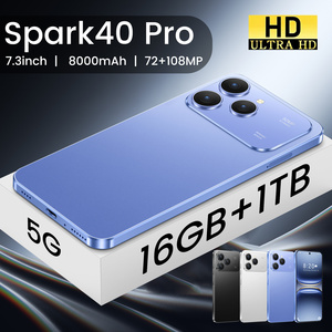Boundless Vision Spark40 Pro: Schermo OLED Gigante da 7,3 Pollici a 144Hz, Batteria da 8000mAh, 16GB+1TB, Doppia Fotocamera HD, Smartphone Globale - Product Image 3