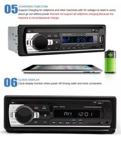 Lecteur MP3 de voiture JSD-520 1Din, autoradio universel simple DIN, radio FM USB, lecteur de musique AUX, lecteur BT
