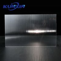 Kunxin 1.5mm 2mm 2.5mm brillant dé-éblouissant Led PS Texture linéaire UGR panneau de diffuseur de lumière