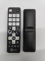 Control Remoto para TV Inteligente con Sistema Android, 47 Teclas, Código Fijo, Gran Tamaño, Control por Voz, Batería AAA