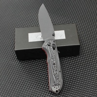 Couteau pliant de survie et d'autodéfense BM-560 avec manche G10, idéal pour le camping et les activités de plein air, petit couteau portable, vente en gros usine