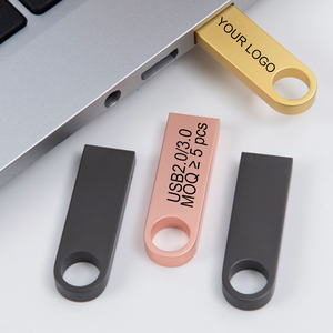 Mini USB ổ đĩa flash 32GB 16GB 8GB 4GB Kim Loại Ổ Đĩa Bút Pendrive 64GB 128GB cles USB3.0 2.0 Bộ nhớ thanh - Product Image 3