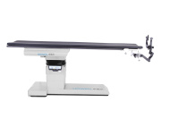 Table d'opération en fibre de carbone pour fluoroscopie 1760 mm, lit chirurgical bariatrique 350 kg avec batterie de secours, table de cathétérisme ERCP