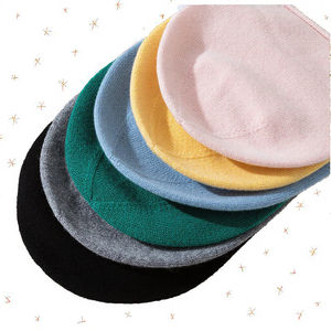 Wholesale Seamless Solid Letter Colour Unisex <b>Slouch</b> <b>Beanie</b> 100% Wool Business Use with Hand Drawn Digital Printing - Product Image 3