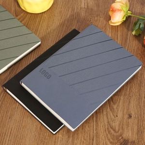 Wholesales Customized Journal Notebook Simple <b>Diary</b> and Pen Leather A5 Softcover Notebook with Accessories Soft Cover - Product Image 3