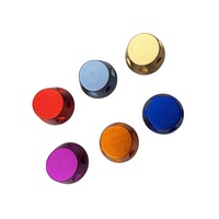 Commutateur rotatif d'amplificateur usiné CNC, contrôle du volume audio, potentiomètre moleté de 6 mm, bouton en aluminium/acier inoxydable