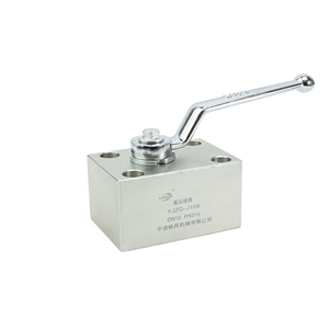 Vanne à boisseau sphérique haute pression en acier au carbone de type plaque YJZQ-J10B DN10 PN315 pour système hydraulique - Product Image 3