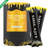 Bâtonnets de miel Shilajit HDK 10 ml x 10 – Acide Fulvique, Énergie, Immunité, Vitalité, Antioxydant – Supplément – Usine OEM