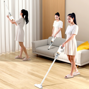 Aspirateur sans fil vertical sans sac à moteur sans balais pour tapis, usage domestique humide/sec - Product Image 1