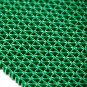 Schone Hete Verkoop Pvc Natte Oppervlakte Vloer Veiligheidsmat Antislip Zigzag Mesh Mat Zwembad Mat