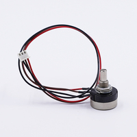 Potentiomètre coaxial RV24-3 à haute précision linéaire, potentiomètre à film de carbone 24MM