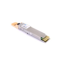 YYGL 400G QSFP-DD VR4 PAM4 850nm OM4 50m DOM Single VCSEL/PIN MPO-12/APC Modul Optik Multimode dengan Garansi 2 Tahun yang Kompatibel